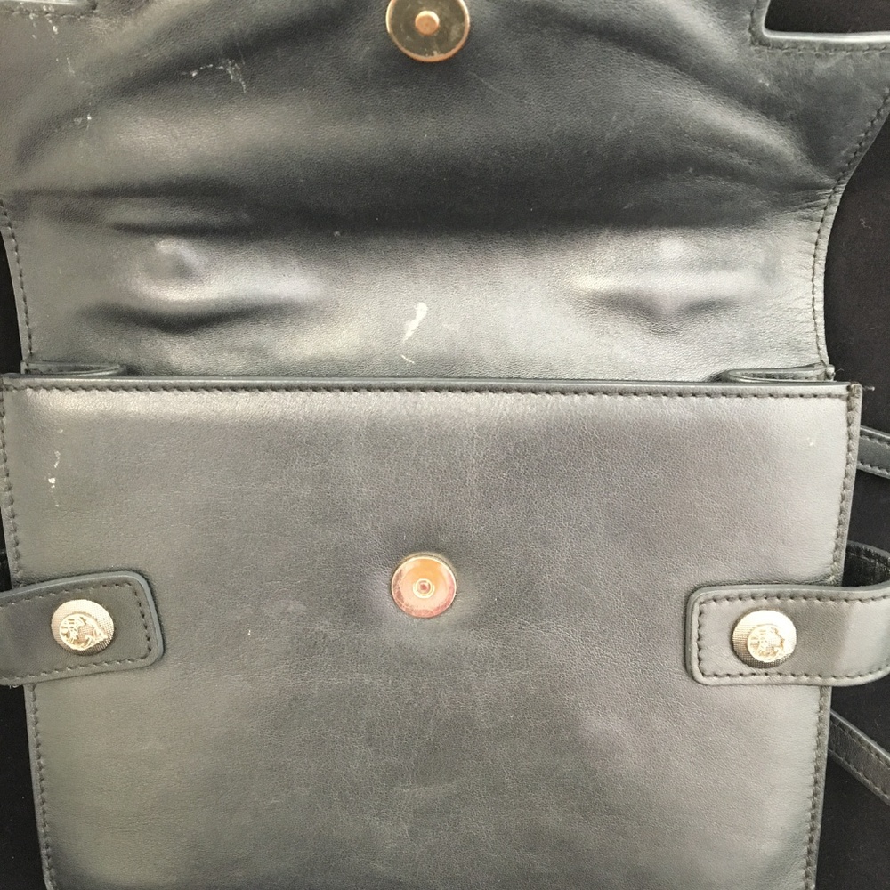 Lbfs361 Versace Collection Convertible Black Bag - image 4